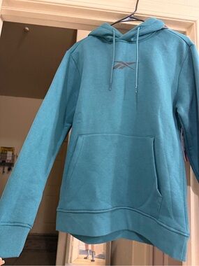Reebok Teal Green Pullover Hoodie